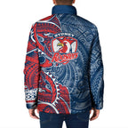Sydney Roosters Padded Jacket Polynesian Tribal Tattoo Pacific Sport Art
