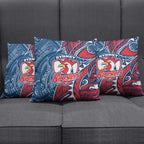 Sydney Roosters Pillow Cover Polynesian Tribal Tattoo Pacific Sport Art