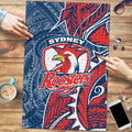 Sydney Roosters Puzzle Polynesian Tribal Tattoo Pacific Sport Art