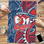 Sydney Roosters Puzzle Polynesian Tribal Tattoo Pacific Sport Art