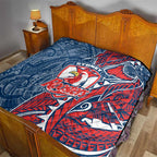 Sydney Roosters Quilt Polynesian Tribal Tattoo Pacific Sport Art