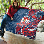 Sydney Roosters Quilt Polynesian Tribal Tattoo Pacific Sport Art