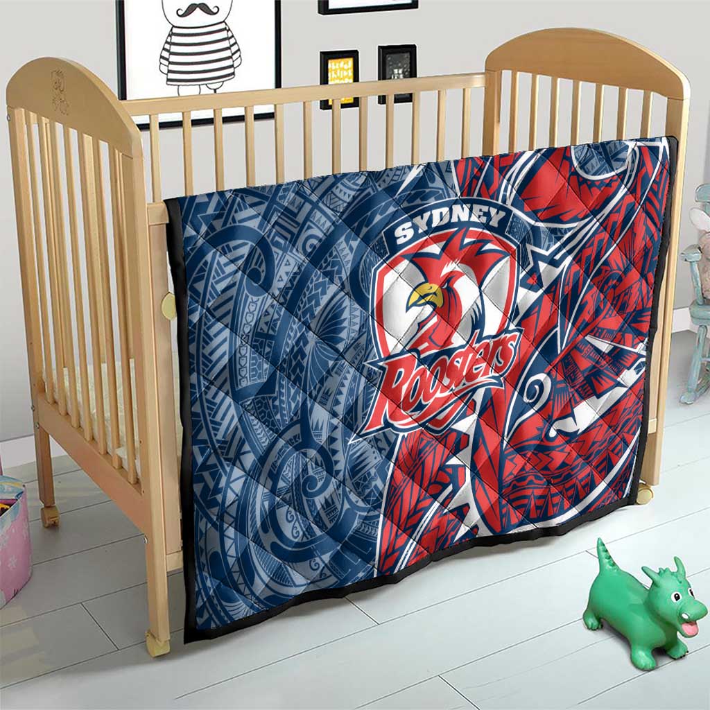 Sydney Roosters Quilt Polynesian Tribal Tattoo Pacific Sport Art