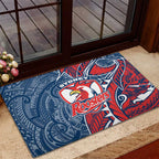 Sydney Roosters Rubber Doormat Polynesian Tribal Tattoo Pacific Sport Art