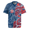 Sydney Roosters Rugby Jersey Polynesian Tribal Tattoo Pacific Sport Art