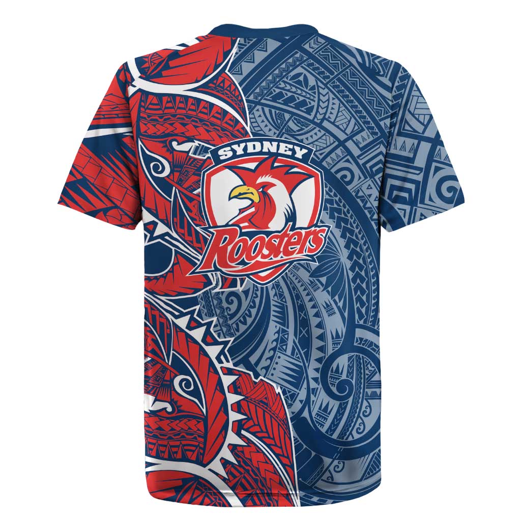 Sydney Roosters Rugby Jersey Polynesian Tribal Tattoo Pacific Sport Art