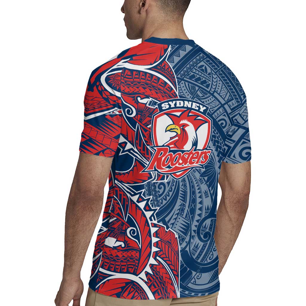 Sydney Roosters Rugby Jersey Polynesian Tribal Tattoo Pacific Sport Art