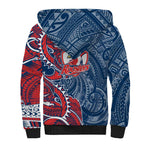 Sydney Roosters Sherpa Hoodie Polynesian Tribal Tattoo Pacific Sport Art