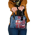 Sydney Roosters Shoulder Handbag Polynesian Tribal Tattoo Pacific Sport Art