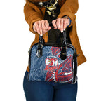 Sydney Roosters Shoulder Handbag Polynesian Tribal Tattoo Pacific Sport Art