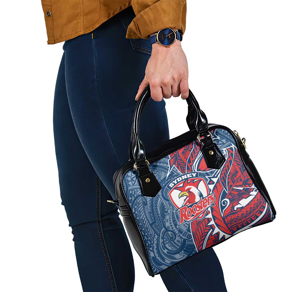 Sydney Roosters Shoulder Handbag Polynesian Tribal Tattoo Pacific Sport Art