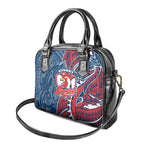 Sydney Roosters Shoulder Handbag Polynesian Tribal Tattoo Pacific Sport Art