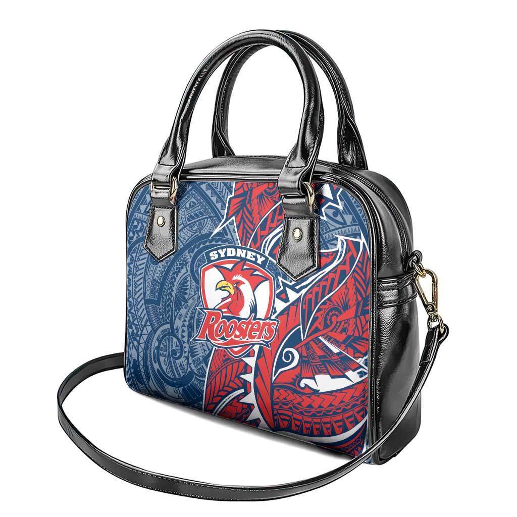 Sydney Roosters Shoulder Handbag Polynesian Tribal Tattoo Pacific Sport Art