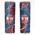 Sydney Roosters Skinny Tumbler Polynesian Tribal Tattoo Pacific Sport Art