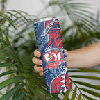 Sydney Roosters Skinny Tumbler Polynesian Tribal Tattoo Pacific Sport Art