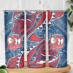 Sydney Roosters Skinny Tumbler Polynesian Tribal Tattoo Pacific Sport Art