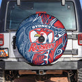 Sydney Roosters Spare Tire Cover Polynesian Tribal Tattoo Pacific Sport Art
