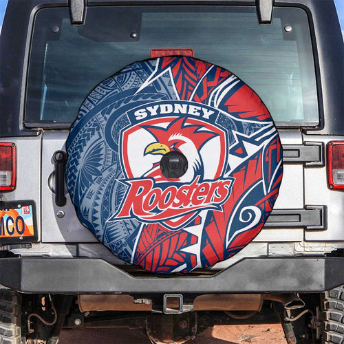 Sydney Roosters Spare Tire Cover Polynesian Tribal Tattoo Pacific Sport Art