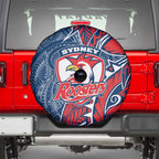 Sydney Roosters Spare Tire Cover Polynesian Tribal Tattoo Pacific Sport Art