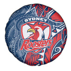 Sydney Roosters Spare Tire Cover Polynesian Tribal Tattoo Pacific Sport Art