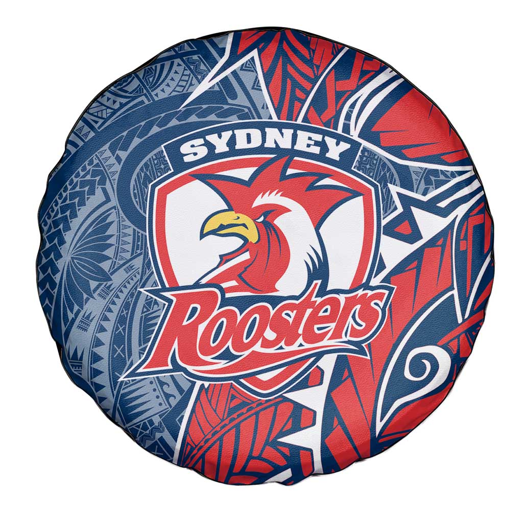 Sydney Roosters Spare Tire Cover Polynesian Tribal Tattoo Pacific Sport Art