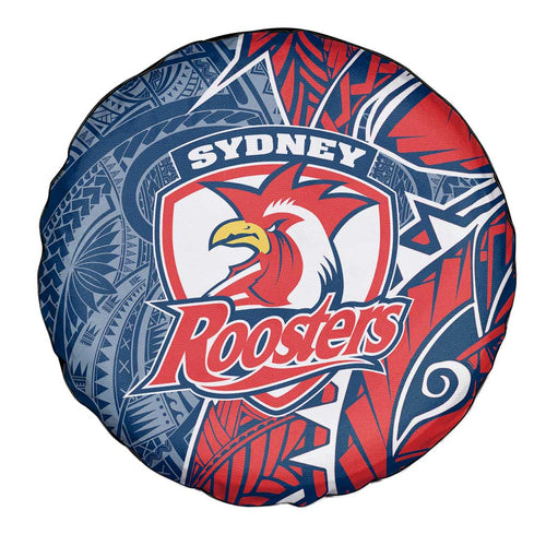 Sydney Roosters Spare Tire Cover Polynesian Tribal Tattoo Pacific Sport Art