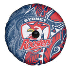 Sydney Roosters Spare Tire Cover Polynesian Tribal Tattoo Pacific Sport Art