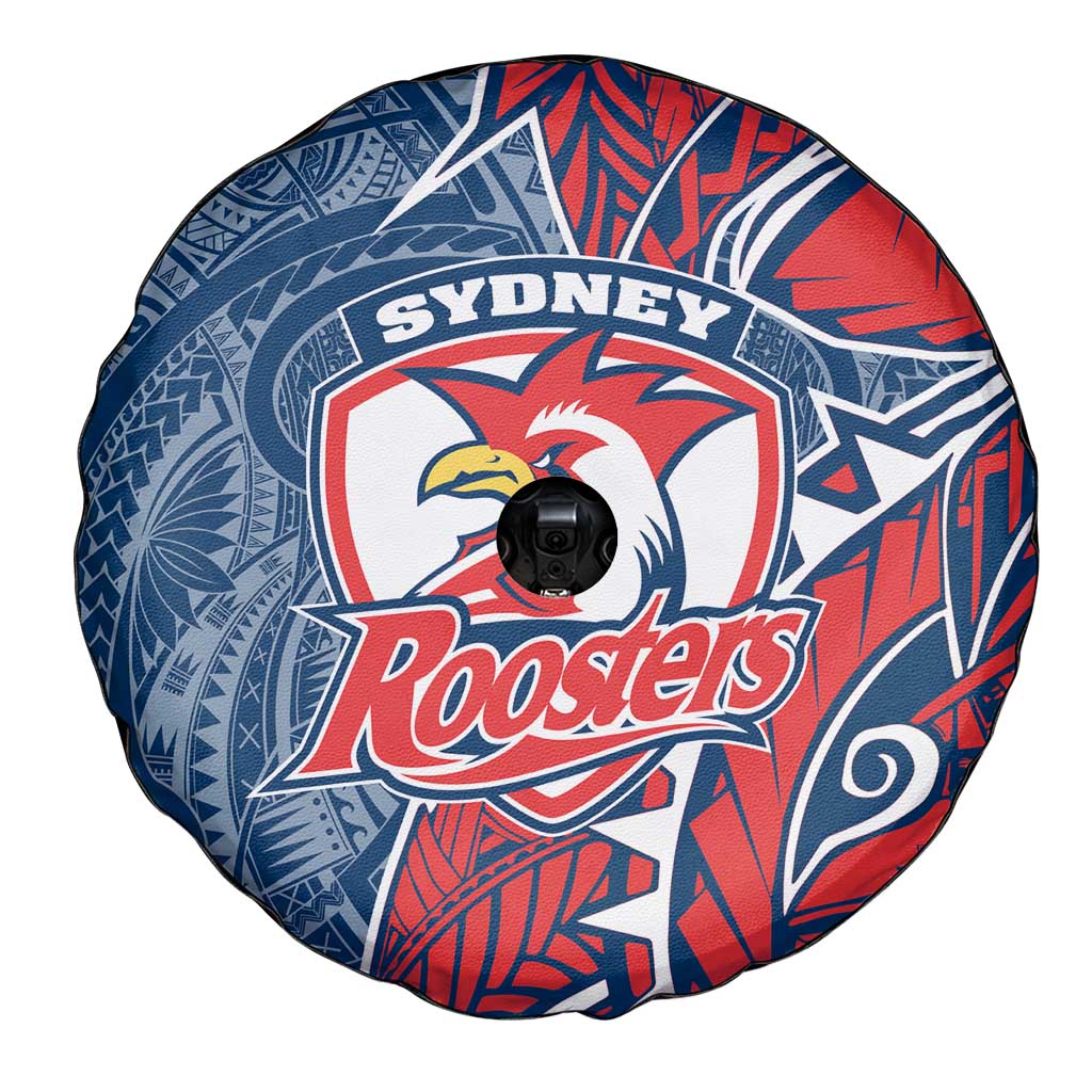 Sydney Roosters Spare Tire Cover Polynesian Tribal Tattoo Pacific Sport Art