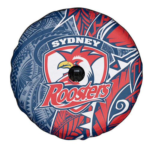 Sydney Roosters Spare Tire Cover Polynesian Tribal Tattoo Pacific Sport Art