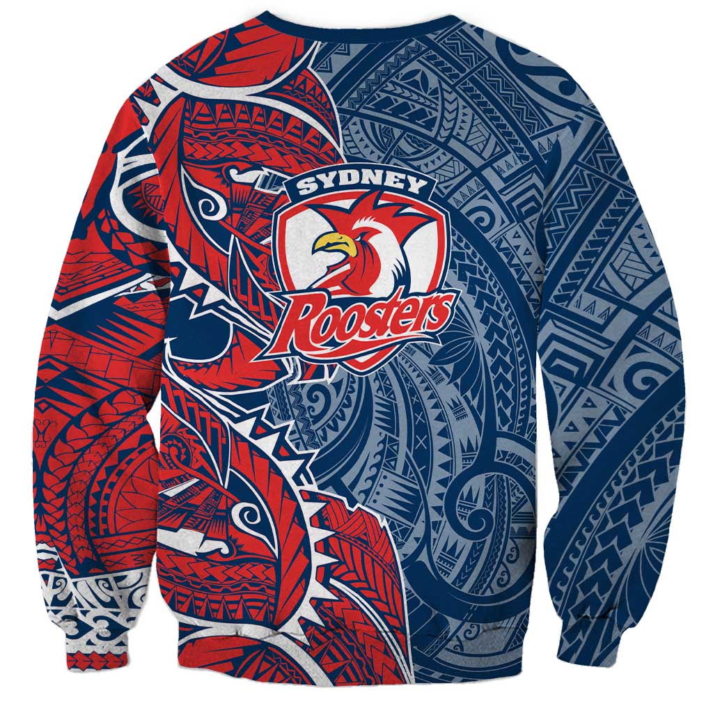 Sydney Roosters Sweatshirt Polynesian Tribal Tattoo Pacific Sport Art