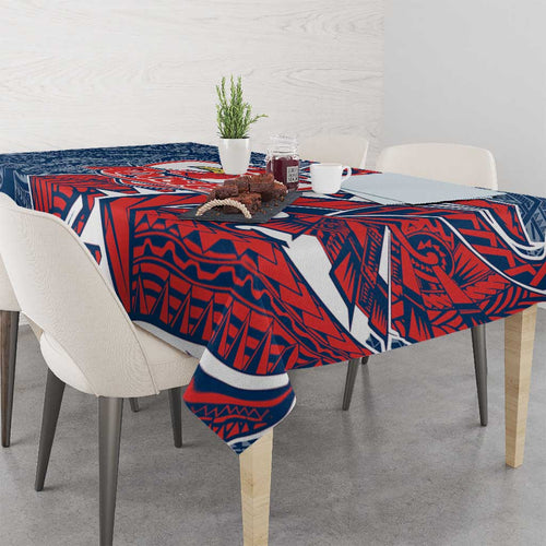 Sydney Roosters Tablecloth Polynesian Tribal Tattoo Pacific Sport Art