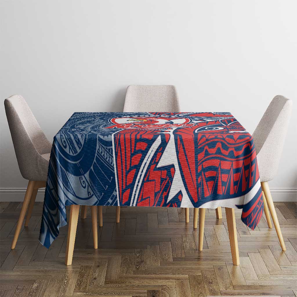 Sydney Roosters Tablecloth Polynesian Tribal Tattoo Pacific Sport Art