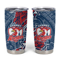 Sydney Roosters Tumbler Cup Polynesian Tribal Tattoo Pacific Sport Art