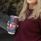 Sydney Roosters Tumbler Cup Polynesian Tribal Tattoo Pacific Sport Art