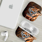 Wests Tigers AirPods Case Polynesian Tribal Tattoo Pacific Sport Art