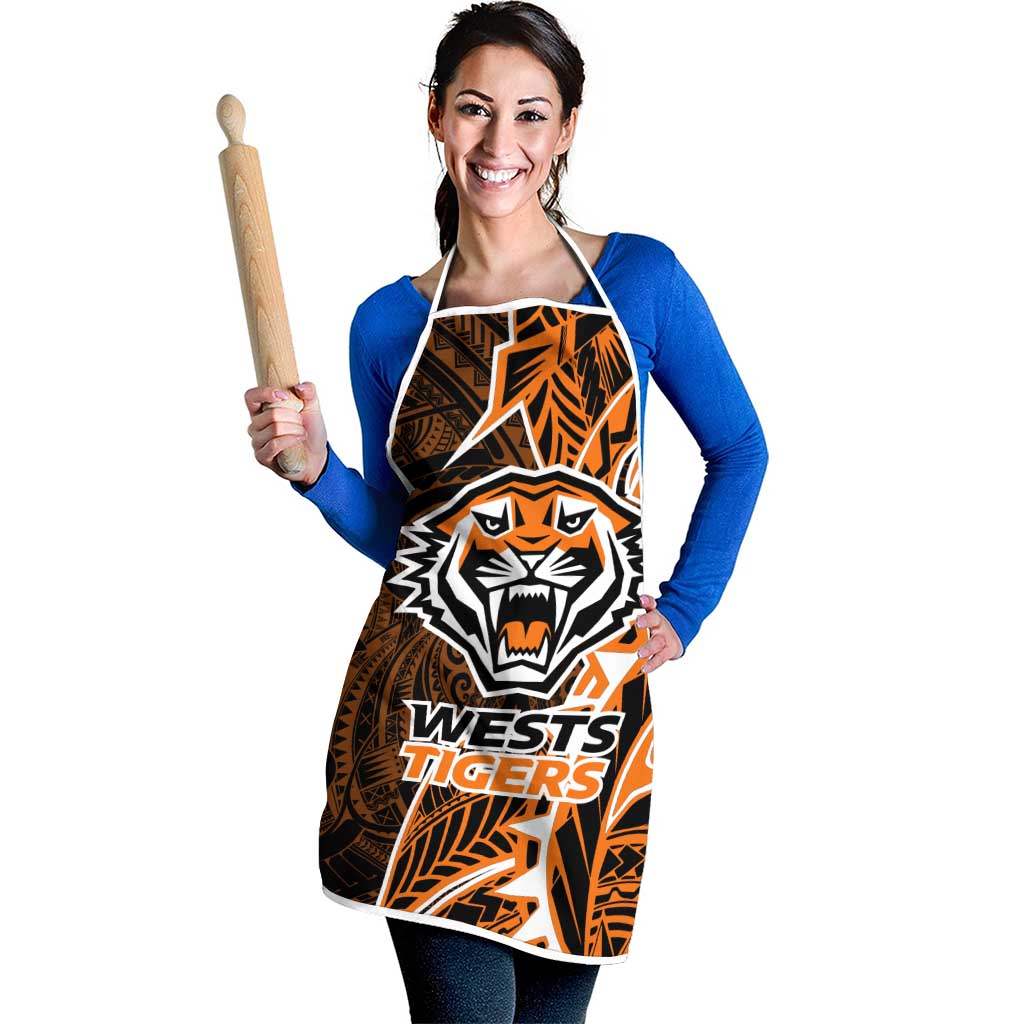 Wests Tigers Apron Polynesian Tribal Tattoo Pacific Sport Art