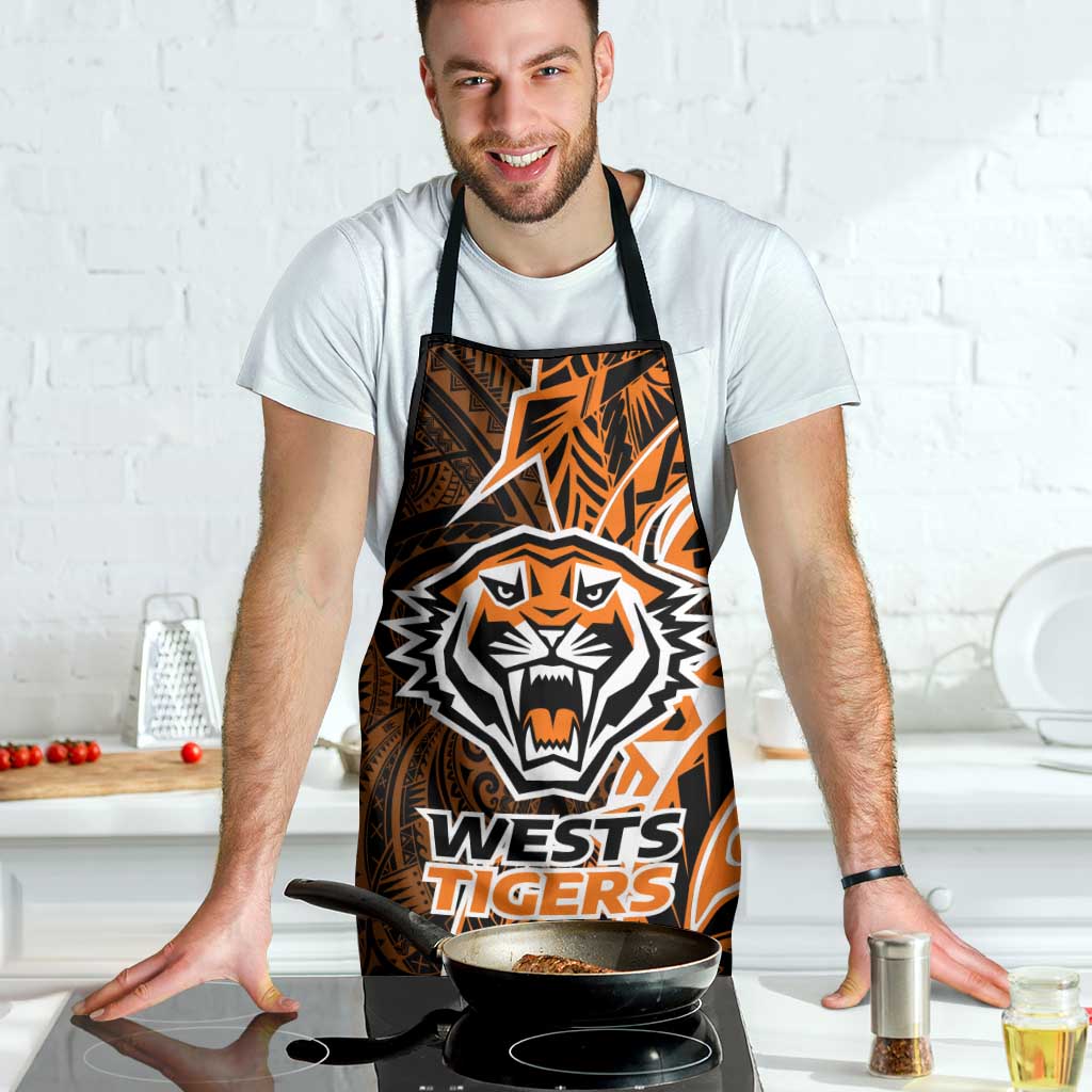 Wests Tigers Apron Polynesian Tribal Tattoo Pacific Sport Art