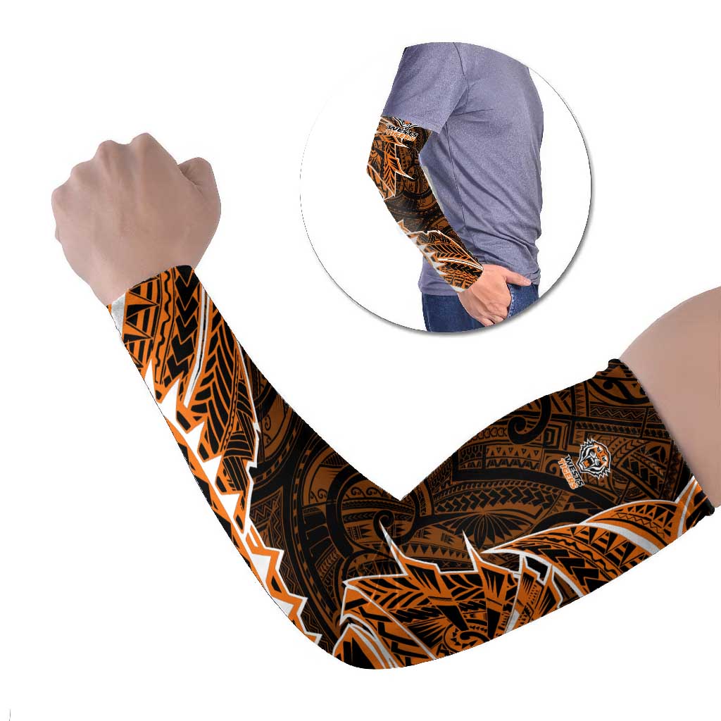 Wests Tigers Arm Sleeves Polynesian Tribal Tattoo Pacific Sport Art