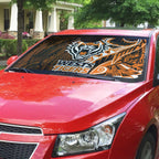 Wests Tigers Auto Sun Shade Polynesian Tribal Tattoo Pacific Sport Art