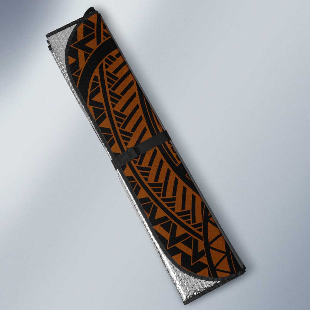 Wests Tigers Auto Sun Shade Polynesian Tribal Tattoo Pacific Sport Art