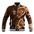 Wests Tigers Baseball Jacket Polynesian Tribal Tattoo Pacific Sport Art