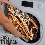Wests Tigers Bathroom Set Polynesian Tribal Tattoo Pacific Sport Art