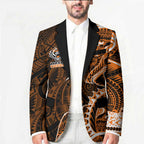 Wests Tigers Blazer Polynesian Tribal Tattoo Pacific Sport Art