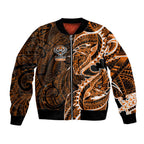 Wests Tigers Bomber Jacket Polynesian Tribal Tattoo Pacific Sport Art