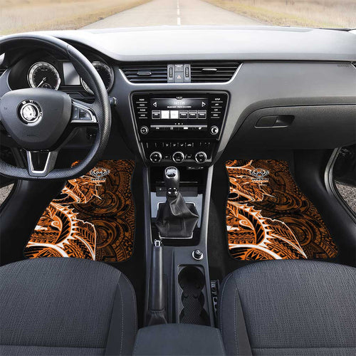 Wests Tigers Car Mats Polynesian Tribal Tattoo Pacific Sport Art