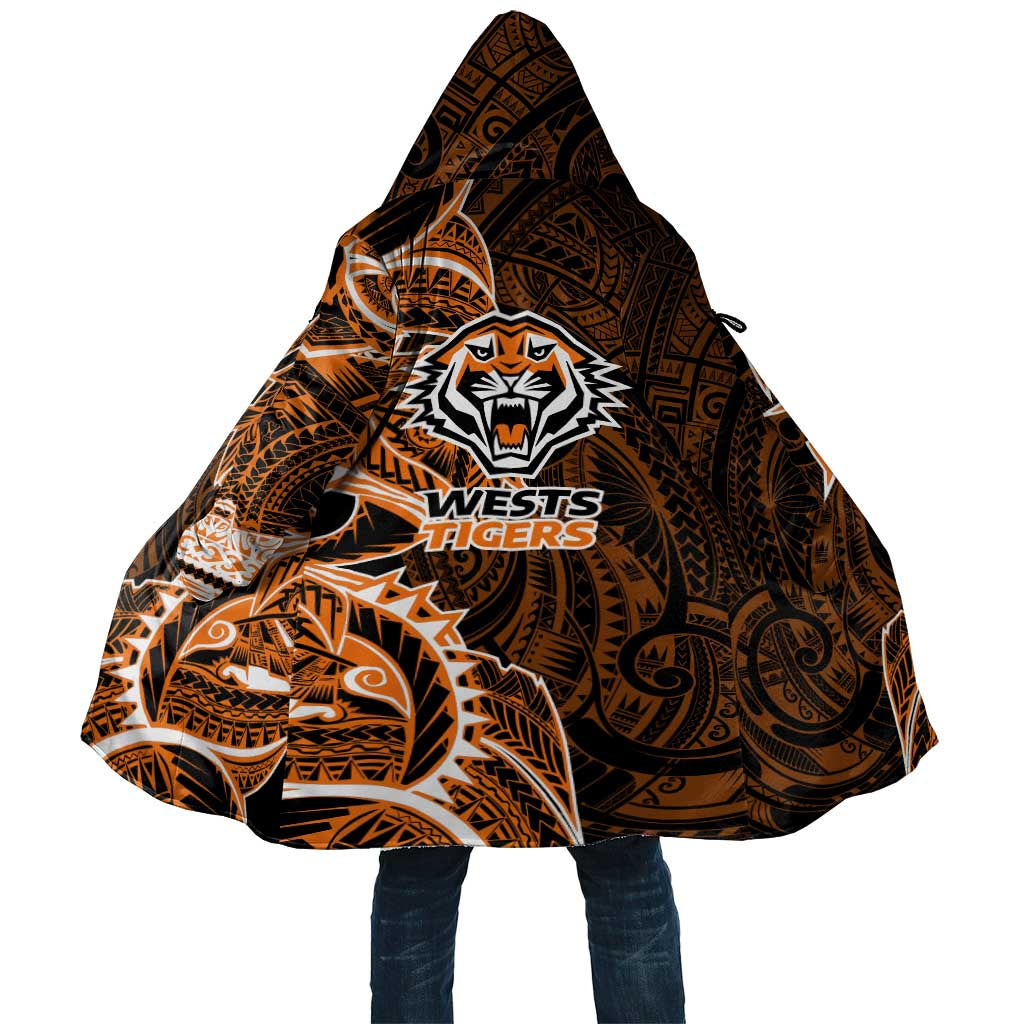 Wests Tigers Cloak Polynesian Tribal Tattoo Pacific Sport Art