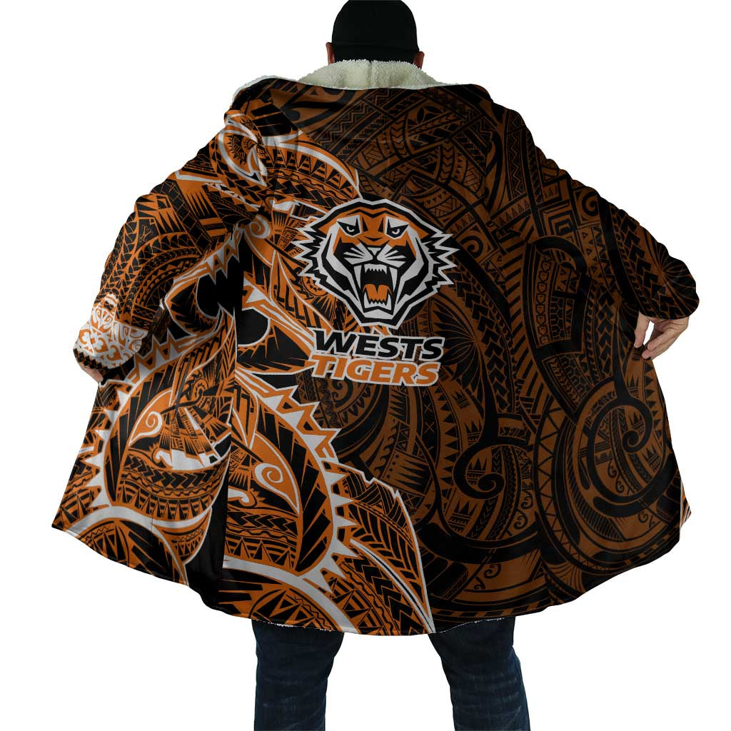 Wests Tigers Cloak Polynesian Tribal Tattoo Pacific Sport Art