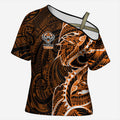 Wests Tigers Cross Shoulder Shirt Polynesian Tribal Tattoo Pacific Sport Art