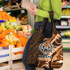 Wests Tigers Grocery Bag Polynesian Tribal Tattoo Pacific Sport Art