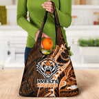 Wests Tigers Grocery Bag Polynesian Tribal Tattoo Pacific Sport Art